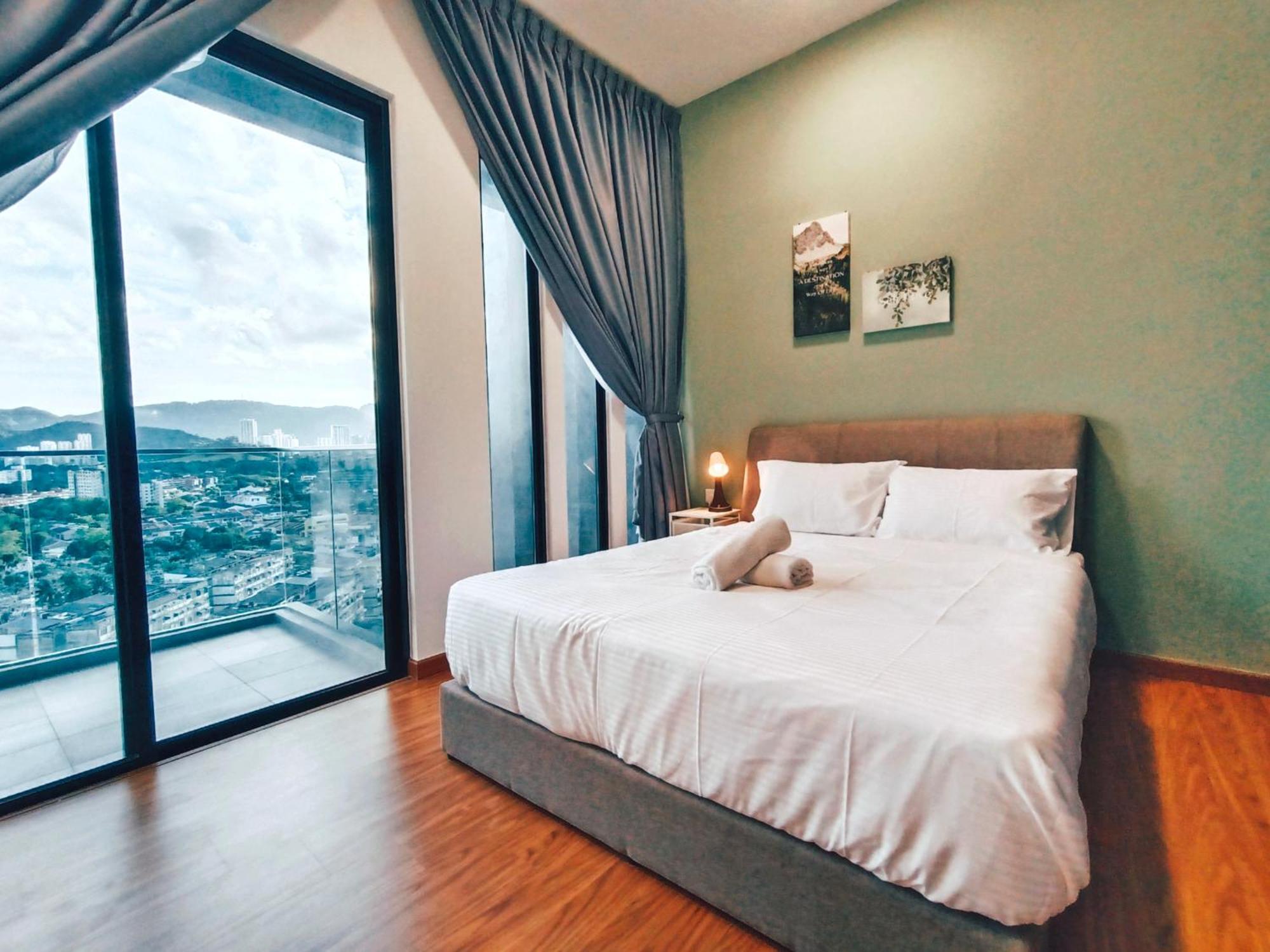 New 2Br Georgetown Warm And Lovely Homestay 10Pax-无敌美景两房民宿 Beacon Executive Suite Exteriér fotografie