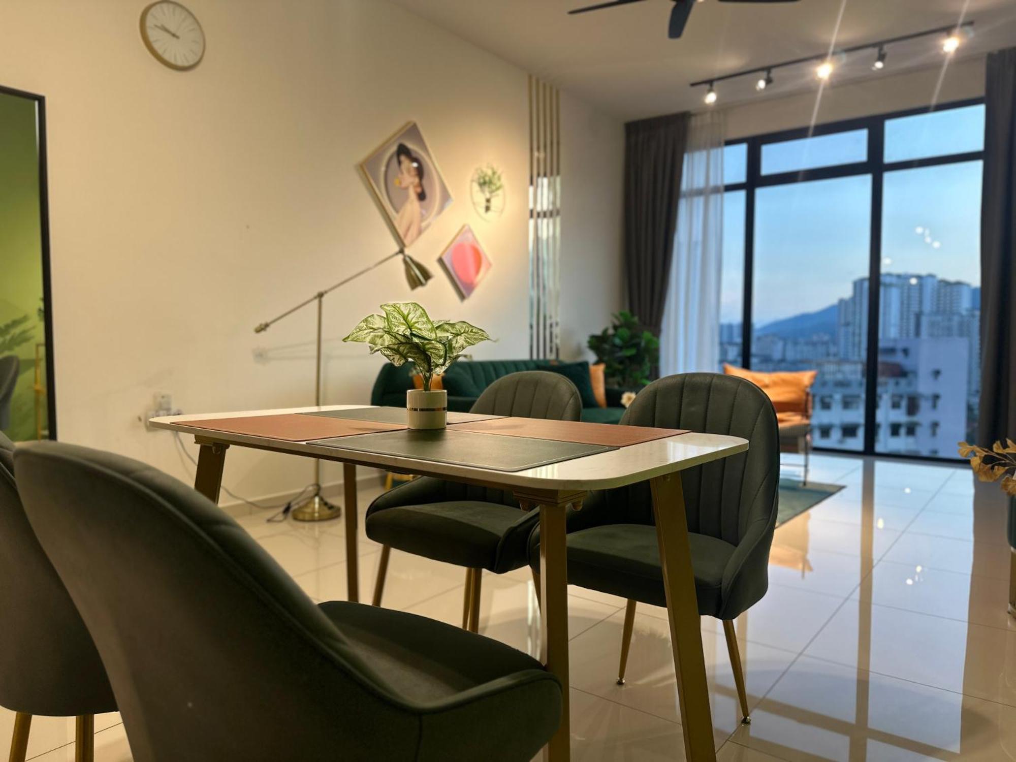 New 2Br Georgetown Warm And Lovely Homestay 10Pax-无敌美景两房民宿 Beacon Executive Suite Exteriér fotografie