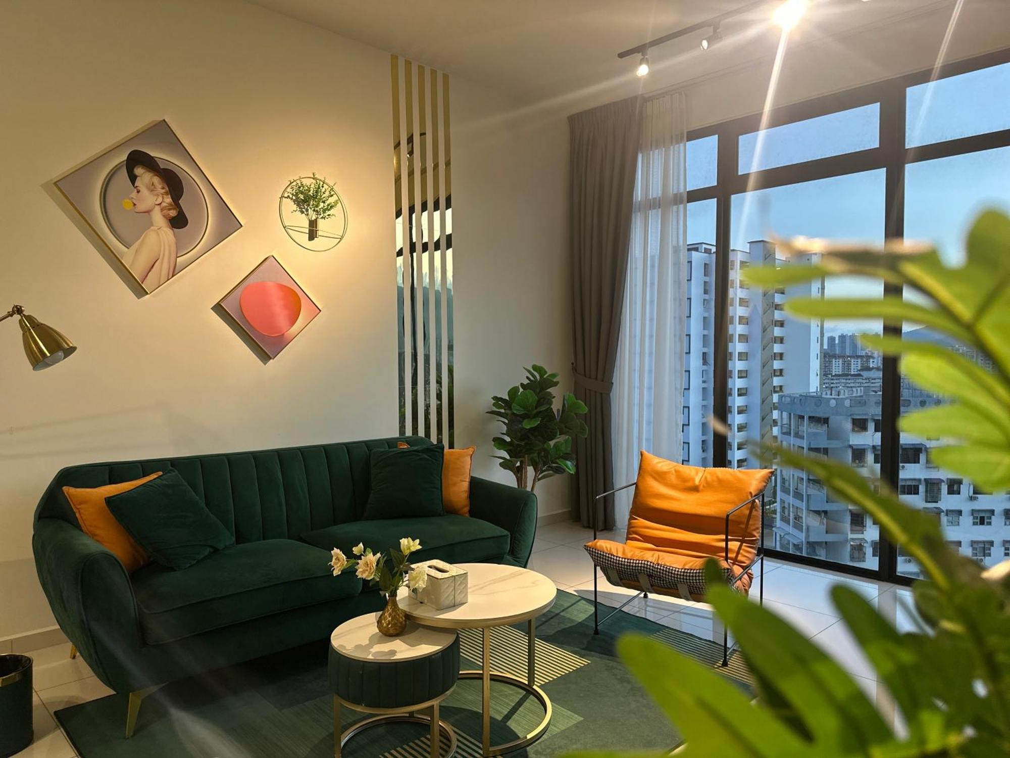 New 2Br Georgetown Warm And Lovely Homestay 10Pax-无敌美景两房民宿 Beacon Executive Suite Exteriér fotografie