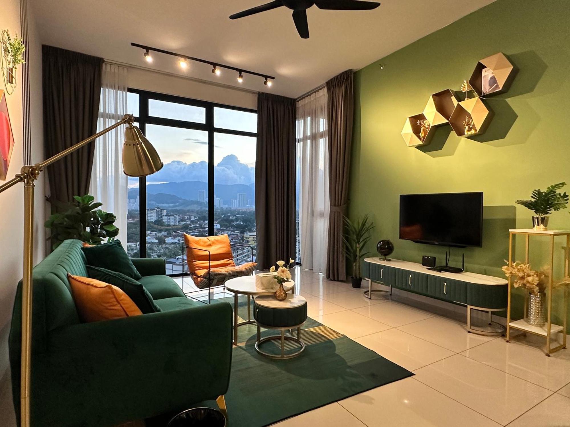 New 2Br Georgetown Warm And Lovely Homestay 10Pax-无敌美景两房民宿 Beacon Executive Suite Exteriér fotografie