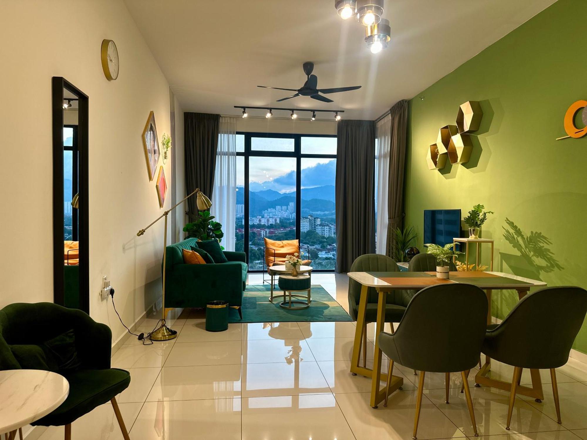 New 2Br Georgetown Warm And Lovely Homestay 10Pax-无敌美景两房民宿 Beacon Executive Suite Exteriér fotografie